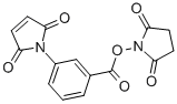 3-马来酰亚胺基苯甲酸琥珀酰亚胺酯结构式_58626-38-3结构式