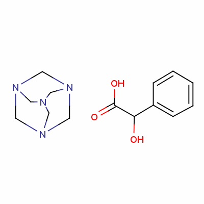 扁桃酸乌洛托品结构式_587-23-5结构式