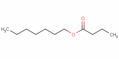 丁酸庚酯结构式_5870-93-9结构式