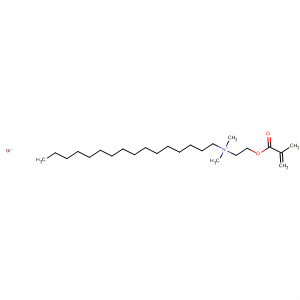 N-(2-(异丁烯酰基氧基)乙基)-N,N-二甲基十六烷-1-溴化铵结构式_58710-34-2结构式