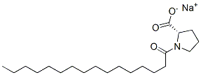 N-十六碳酰-L-脯氨酸钠结构式_58725-33-0结构式