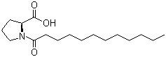 N-十二碳酰基-L-脯氨酸结构式_58725-39-6结构式