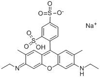 酸性红50结构式_5873-16-5结构式