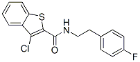 (9ci)-3-氯-n-[2-(4-氟苯基)乙基]-苯并[b]噻吩-2-羧酰胺结构式_587846-20-6结构式