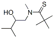 n-(2-羟基-3-甲基丁基)-n,2,2-三甲基丙烷硫代酰胺结构式_58832-29-4结构式