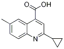 2-环丙基-6-甲基喹啉-4-羧酸结构式_588681-43-0结构式