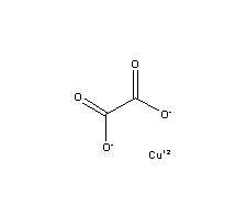 草酸铜结构式_5893-66-3结构式