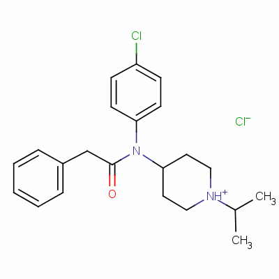 N-(4-氯苯基)-n-(1-异丙基-4-哌啶)苯乙酰胺盐酸盐结构式_58934-46-6结构式