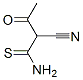 2-氰基-3-氧代丁烷硫代酰胺结构式_58955-28-5结构式