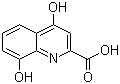 4,8-二羟基喹啉-2-甲酸结构式_59-00-7结构式