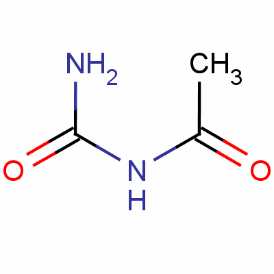 乙酰脲结构式_591-07-1结构式