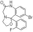 卤恶唑仑结构式_59128-97-1结构式