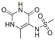 (9ci)-n-(1,2,3,4-四氢-6-甲基-2,4-二氧代-5-嘧啶)-甲烷磺酰胺结构式_591725-91-6结构式