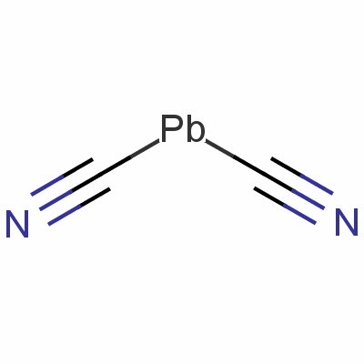 氰化铅结构式_592-05-2结构式