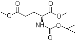 N-叔丁氧羰基-L-谷氨酸二甲酯结构式_59279-60-6结构式