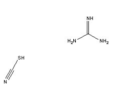 硫氰酸胍结构式_593-84-0结构式