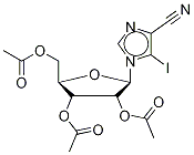 5-碘-1-(2’,3’,5’-三-O-乙酰基-beta-D-呋喃核糖基)-咪唑并-4-甲腈结构式_59354-00-6结构式