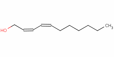 2,4-十一烷二烯-1-醇结构式_59376-58-8结构式