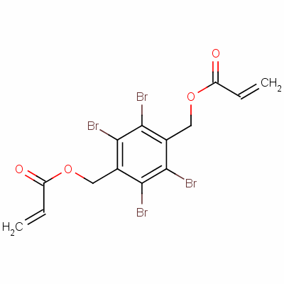 (四溴-1,4-亚苯基)双亚甲基 二丙烯酸酯结构式_59447-51-7结构式