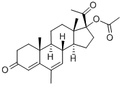 醋酸甲地孕酮结构式_595-33-5结构式