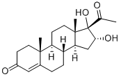 双羟孕酮结构式_595-77-7结构式