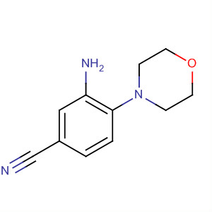 3-氨基-4-吗啉苯甲腈结构式_59504-49-3结构式