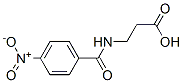 对硝基苯甲酰-beta-丙氨酸结构式_59642-21-6结构式