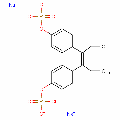 磷雌酚二钠结构式_5965-09-3结构式