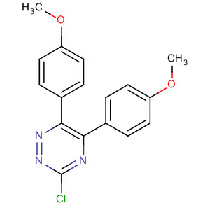 3-氯-5,6-双-(4-甲氧基-苯基)-[1,2,4]三嗪结构式_59663-39-7结构式