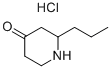 2-丙基哌啶-4-酮盐酸盐；2-丙基哌啶-4-酮盐酸盐结构式_59663-72-8结构式