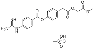 甲磺酸卡莫司他结构式_59721-29-8结构式