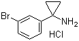 1-(3-溴苯基)-环丙胺盐酸盐结构式_597563-15-0结构式