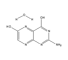 黄蝶呤一水合物结构式_5979-01-1结构式