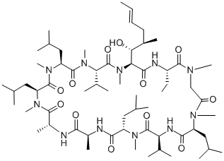 环孢菌素结构式_59865-13-3结构式