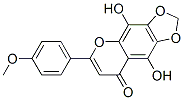 4,9-二羟基-6-(4-甲氧基苯基)-8h-1,3-二氧代[4,5-g][1]苯并吡喃-8-酮结构式_59870-76-7结构式
