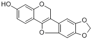 6H-[1,3]二恶茂并[5,6]苯并呋喃并[3,2-C][1]苯并吡喃-3-醇结构式_59901-98-3结构式
