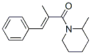 (9CI)-2-甲基-1-(2-甲基-1-氧代-3-苯基-2-丙烯基)-哌啶结构式_599188-23-5结构式