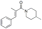 (9CI)-4-甲基-1-(2-甲基-1-氧代-3-苯基-2-丙烯基)-哌啶结构式_599188-36-0结构式