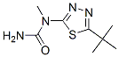 N-5-(1,1-二甲基乙基)-1,3,4-噻二唑-2-基-N-甲基脲结构式_59962-53-7结构式