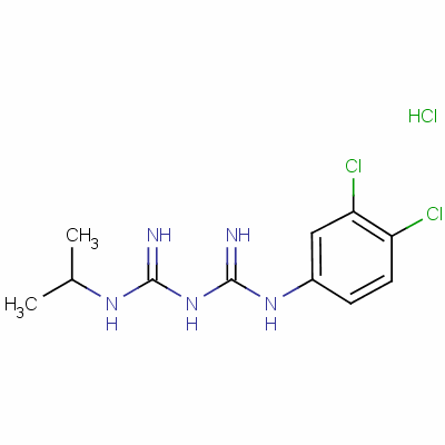 氯胍相关物质F结构式_6001-93-0结构式