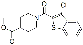 (9ci)-1-[(3-氯苯并[b]噻吩-2-基)羰基]-4-哌啶羧酸甲酯结构式_600122-25-6结构式