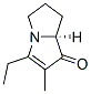 (7As)-3-ethyl-2-methyl-5,6,7,7a-tetrahydro-1h-pyrrolizin-1-one Structure,60026-49-5Structure
