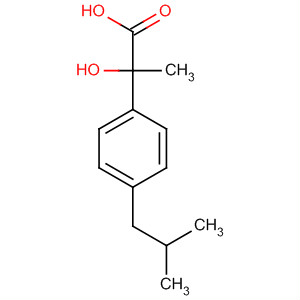 A-羟基-2-(4-异丁基苯基)丙酸结构式_60057-62-7结构式