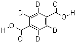 对苯二甲酸-D4氘代结构式_60088-54-2结构式