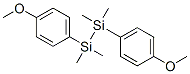 双(4-甲氧基苯基)-1,1,2,2-四甲基二硅烷结构式_6009-50-3结构式