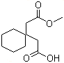 1,1-环己基二乙酸单甲酯结构式_60142-94-1结构式