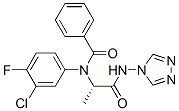 (S)-(9CI)-N-(3-氯-4-氟苯基)-N-[1-甲基-2-氧代-2-(4H-1,2,4-噻唑-4-基氨基)乙基]-苯甲酰胺结构式_60143-17-1结构式