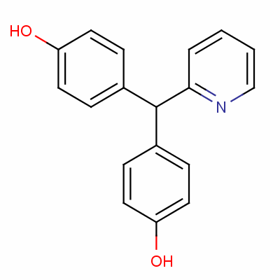 4,4-(2-吡啶甲基)双酚结构式_603-41-8结构式