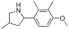 (9CI)-2-(4-甲氧基-2,3-二甲基苯基)-4-甲基-吡咯烷结构式_603068-60-6结构式