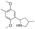 (9CI)-2-(2,5-二甲氧基-4-甲基苯基)-4-甲基-吡咯烷结构式_603068-71-9结构式